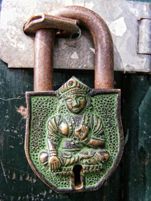 lock padlock metal