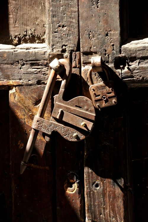 lock old wood