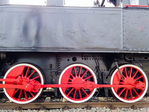 locomotive train wheels