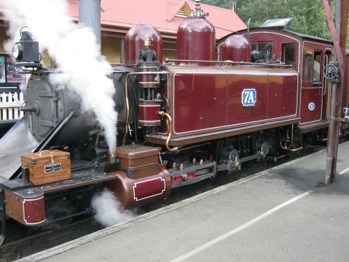 locomotive railway railroad