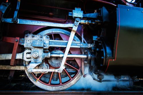 locomotive railway steam locomotive