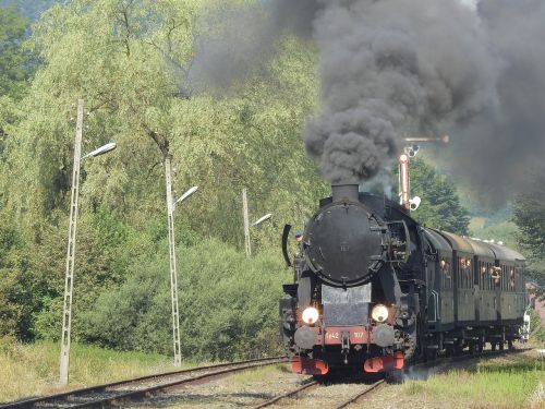 locomotive railway smoke