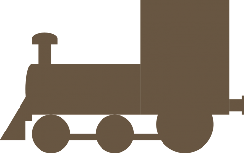 locomotive silhouette symbol