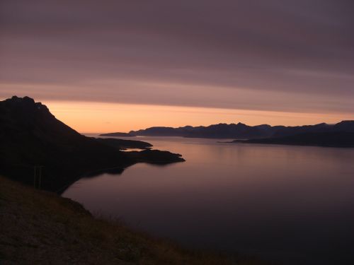 lofoten sea sunset