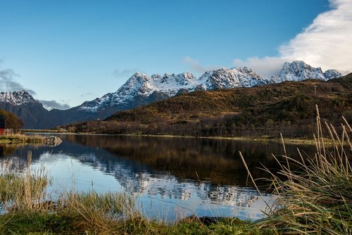 lofoten  norway  lake