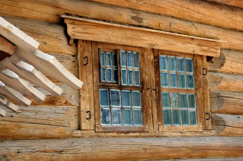 log cabin wood cabin hut