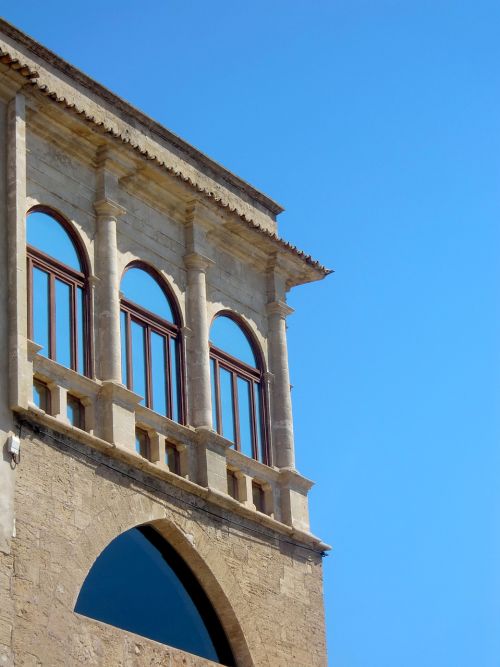 loggia window facade