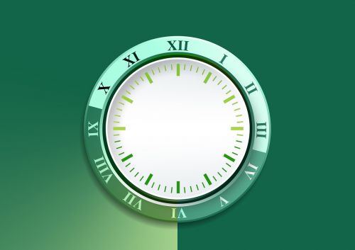 logo characters clock