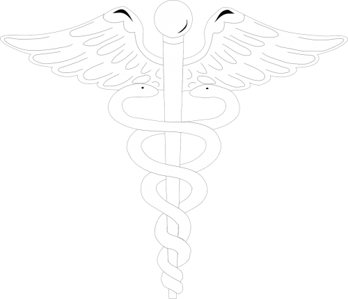 logo medical caduceus
