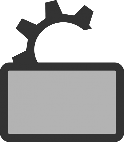 logo half gear card