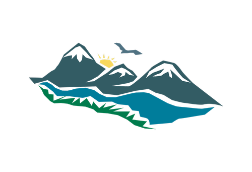 logo  mountain  sunrise