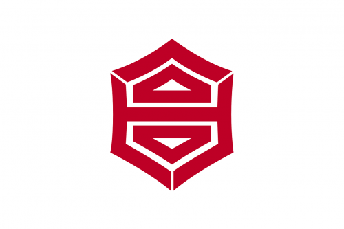 logo hexagon red