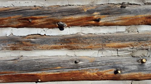 logs log cabin wood