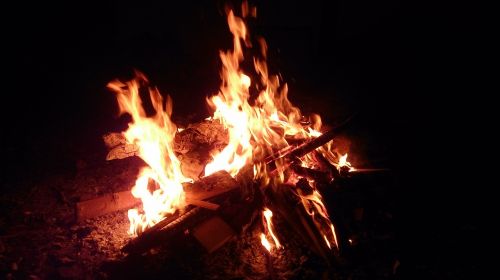 lohri fire bonfire
