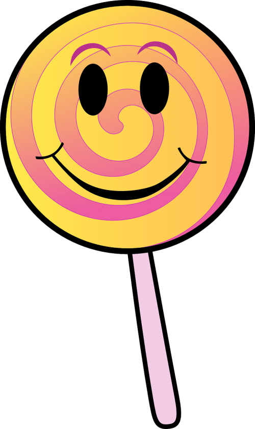 lollipop sucker smile