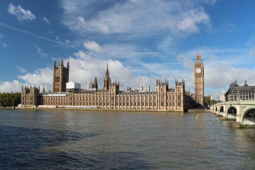 london parliament river thames