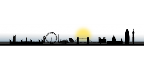 london skyline silhouette