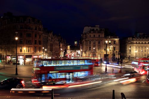 london streetlight taxi