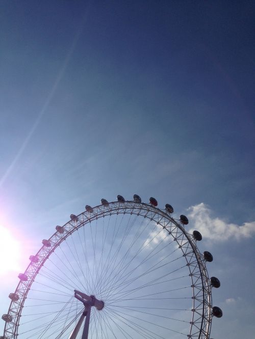 london ferris wheel summer