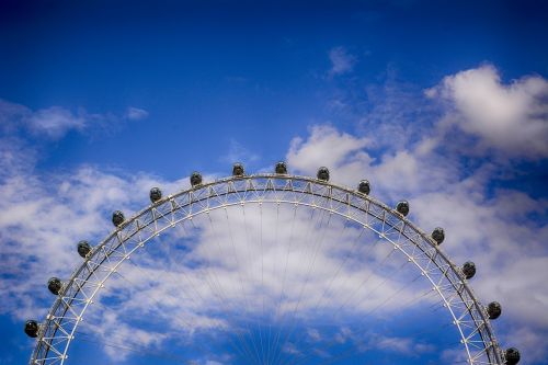 london ferris wheel landmark