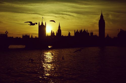 london sunset london bridge