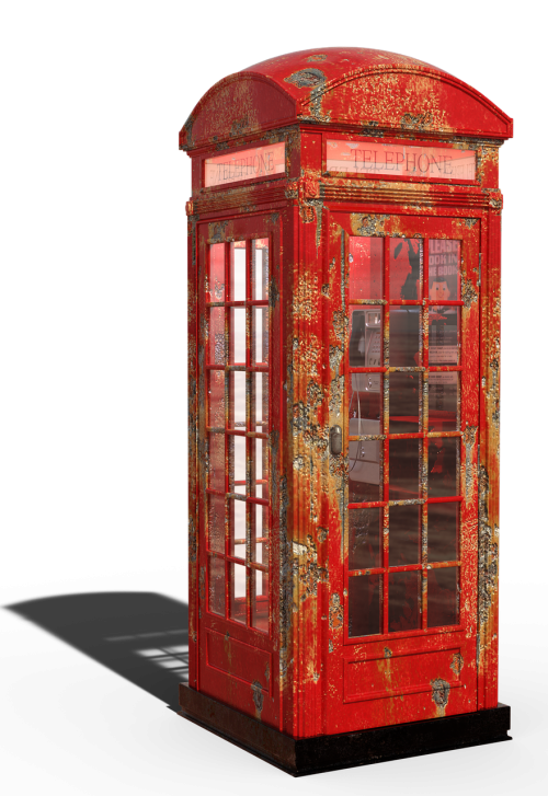 london phone booth british