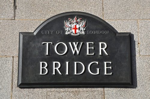 london  tower bridge  shield