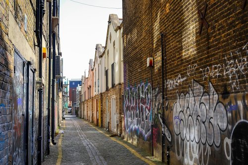 london  england  alley