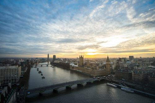 london sunset big ben