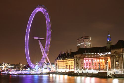 london london eye night