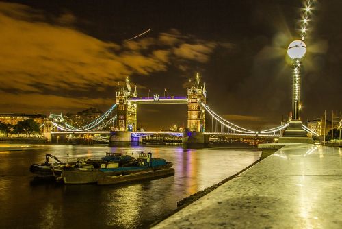 london tower bridge night