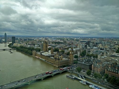 london eye view big ben