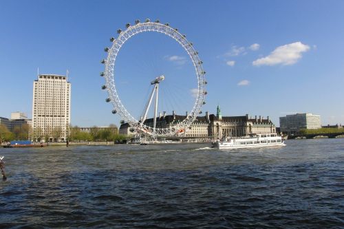 london eye skyline england