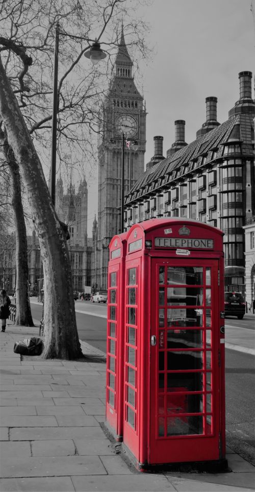 London Red Telephone Booth