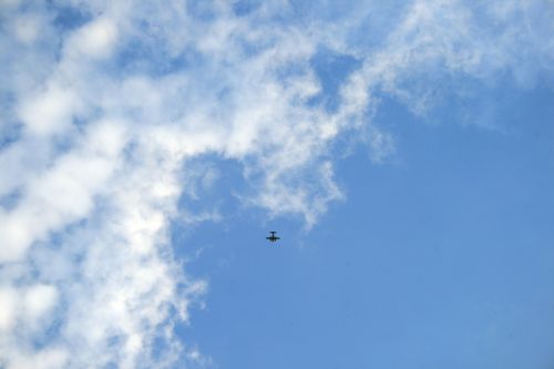 Lone Aircraft In The Sky