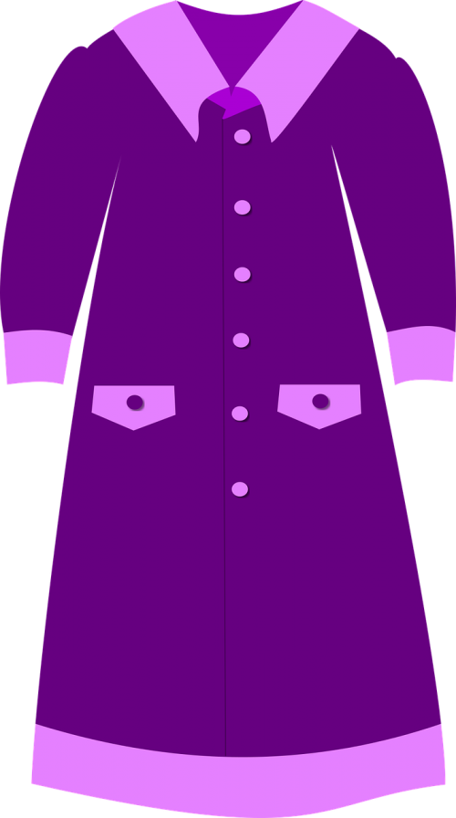 long dress fashion purple