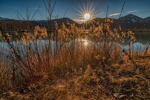 long exposure  sun  sunset