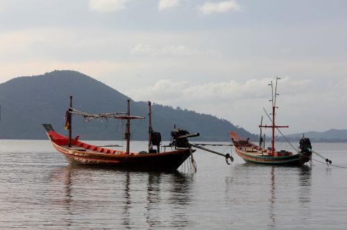 longboat picturesque calmness