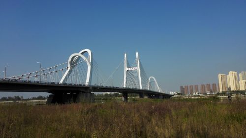 longgang bridge hanjiang autumn