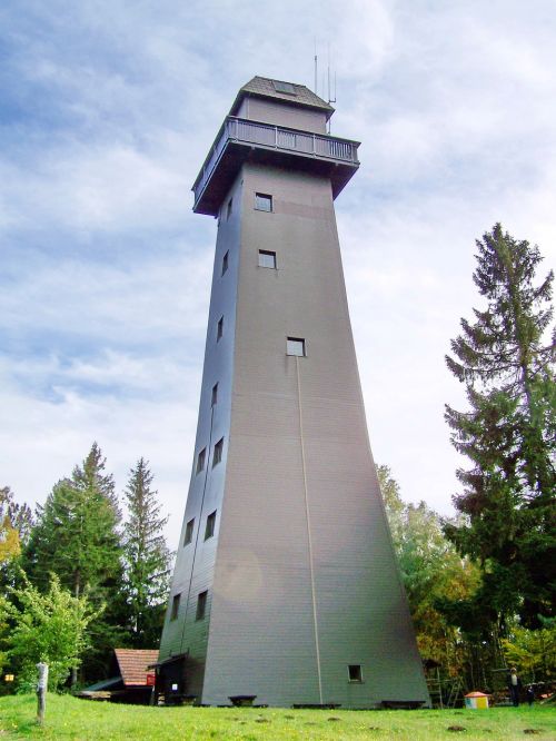 lookout tower jauerling mountain austria