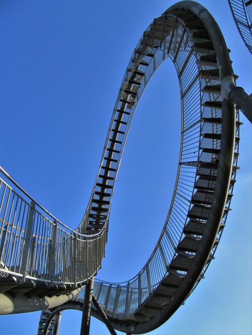 looping tiger and turtle stairs