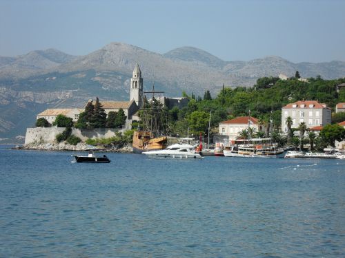 lopud croatia adriatic sea
