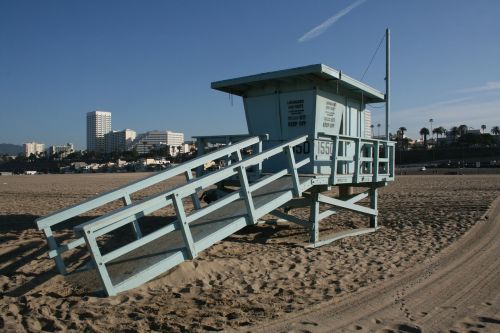 los angeles lifeguard on duty california