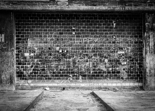 lost places wall stone wall