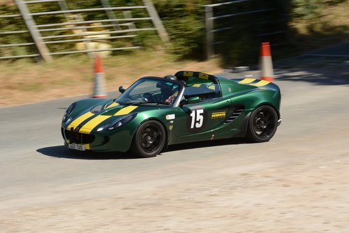 lotus  green  race car