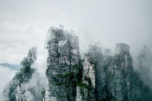 lotus mountain guangxi scenery