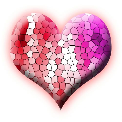 heart mosaik love