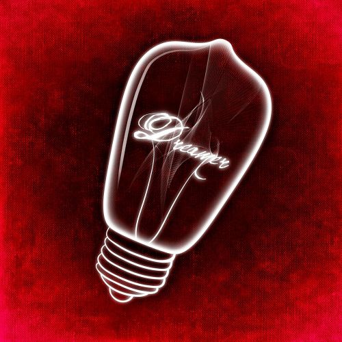 love idea light bulb