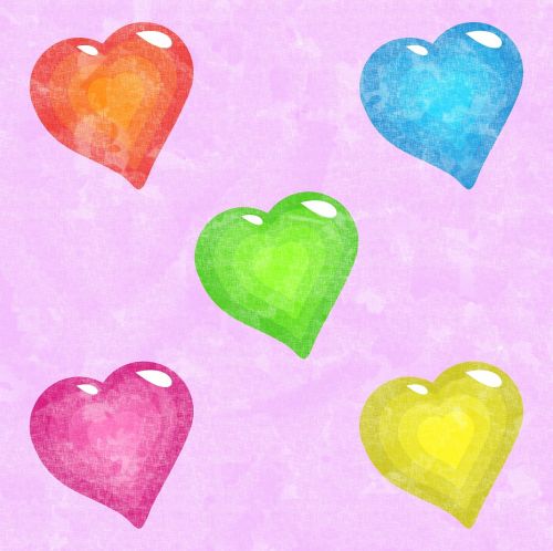 love hearts shapes