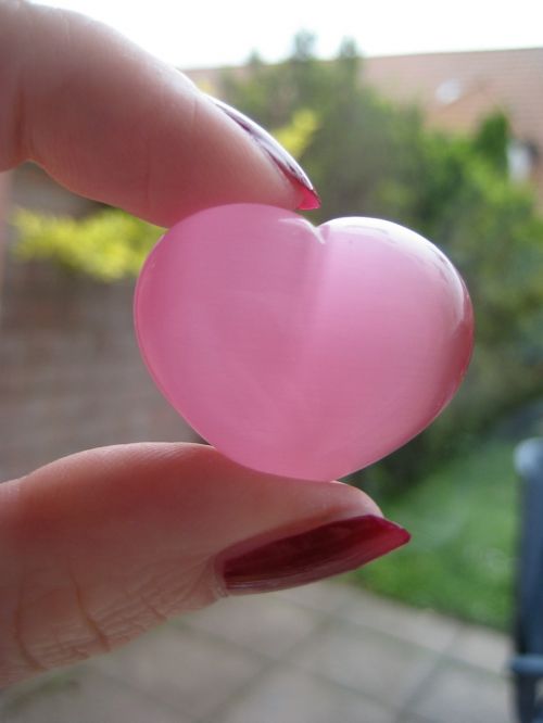 love heart pink